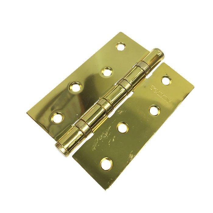 ЯЯПетля 100х75*2,5 Tommy 4ВВ (зол) универс,саморезы