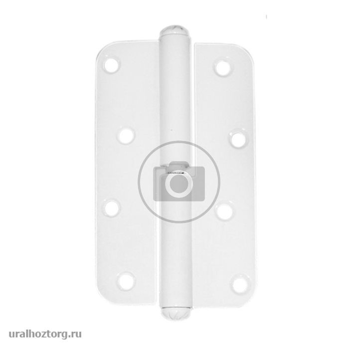 Петля ПН-1-110 (белая) лев (К) [инд.уп][груп.10шт]