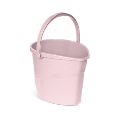 Ведро пласт 12 л со сливом розово-пудровый Praktische Home