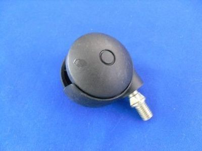 Опора колесная 50мм с болтом М8 черная  (И)