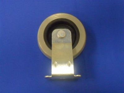 Опора колесная 75мм  неповоротная (H100 140кг) серая (И)  [уп. 10шт]