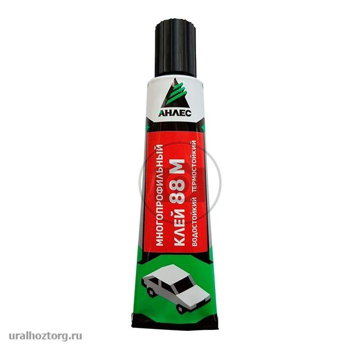 Клей контактный `88М` прозрачный 40 мл (Анлес)