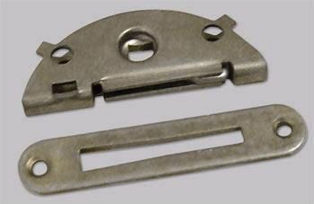 Замок завертки врезной ЗР-3 (цинк) (К) [10]