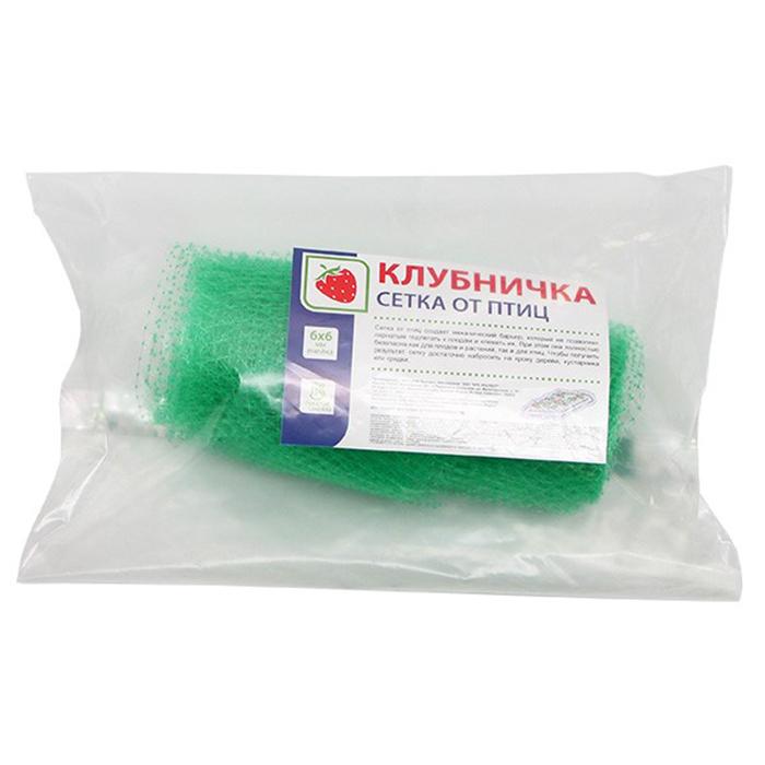 Сетка пластиковая от птиц 6х6  (2 х 5м) Зеленая