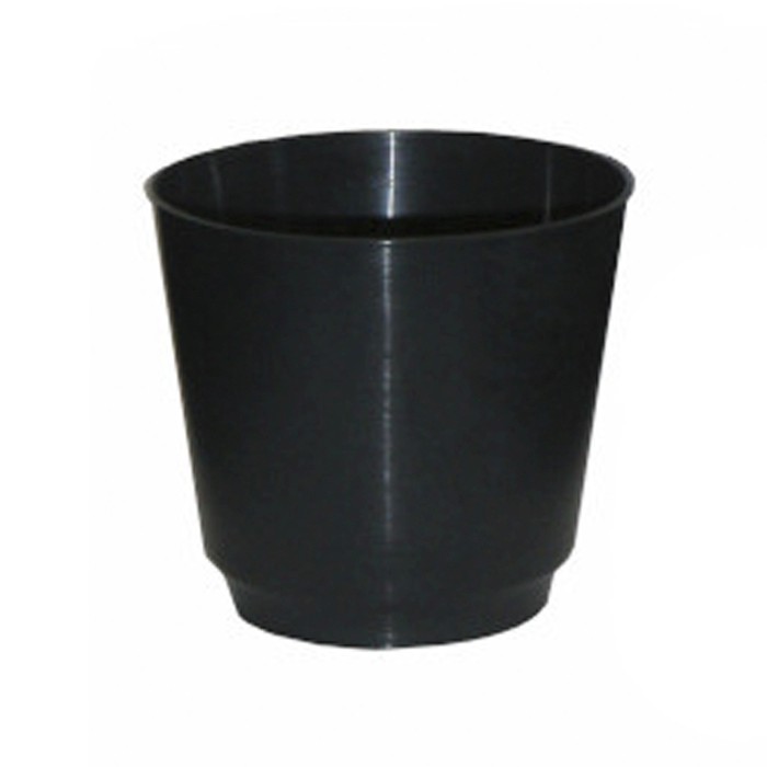 Горшок для рассады пласт 3 л круглый черный