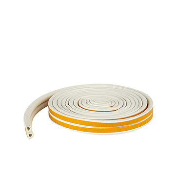 Уплотнитель самоклеящийся `PRAKTISCHE HOME` 9х8мм D-6 м (бел) , шт