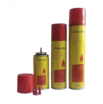 Газ для зажигалок 270 мл (270 см3) 'ZIGLER'