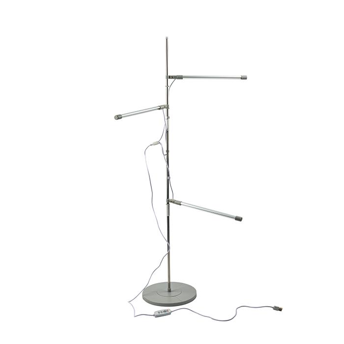 Фитосветильник светодиодный 15 Вт 3 лампы для рассады и растений 'Урожайная сотка' на подставке и с таймером