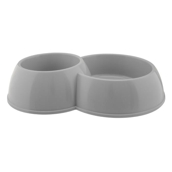 Миска для животных двойная м3941 (А)