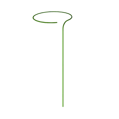 Опора для клубники металл в пвх проволока d-3 мм h-30 см d опоры-12 см (10 шт в упак)