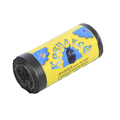 Мешки для мусора 20 л 30 шт рулон 8 мкм ПНД (Крепакоф)