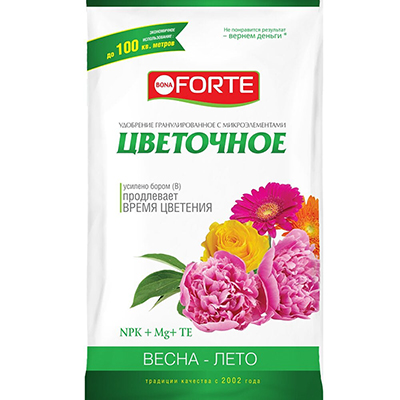 Удобрение Цветочное с микроэлементами 1 кг (Bona Forte)