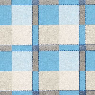 Клеенка н/ткани 1,25х25 м клетка/фон голубой `Этюд` 109/1 (Колорит)