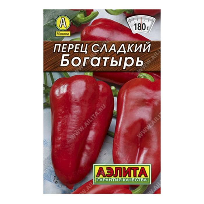 Перец сладкий Богатырь, 0,3г, Лидер (Аэлита)