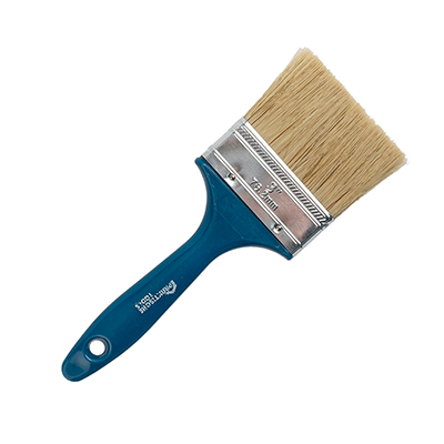 Кисть флейцевая 'Мастер' КФ- 75*12 смешанный ворс, пласт.ручка 'PRAKTISCHE TOOLS'