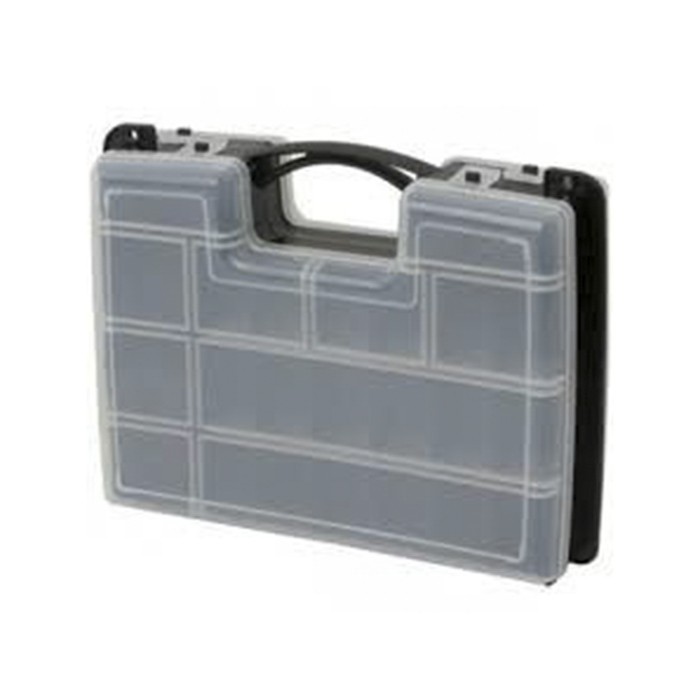 Ящик для крепежа 12` 29,5х22х7,6см двухсторонний 22/10 отделений (ДЕЛЬТА)