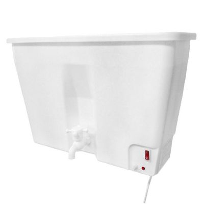 Электроводонагреватель 22 л пласт бак белый `ЭлБЭТ`