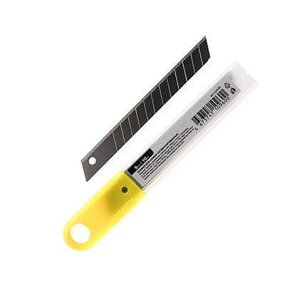 Лезвия для ножей `PRAKTISCHE TOOLS` сегментированные 9 х 0,4 мм (10шт.)