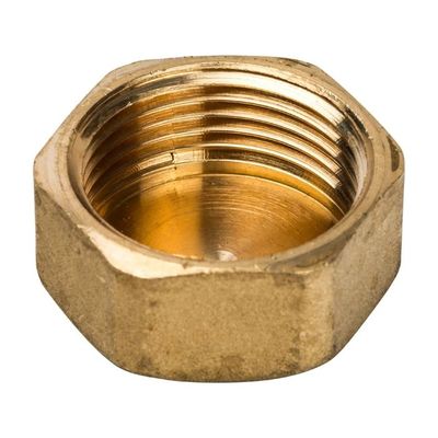 Заглушка 3/4" Г латунь