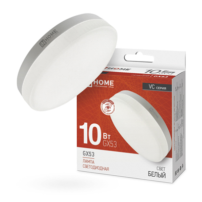 Лампа светодиодная LED-GX53-VC 10Вт 230В 4000К 950Лм IN HOME