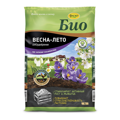 Удобрение Компост весна-лето 'Био' 5 л (Фаско)