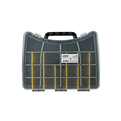 Ящик для крепежа 30х22,5х4,5см с защелкой б/замка (ДЕЛЬТА)