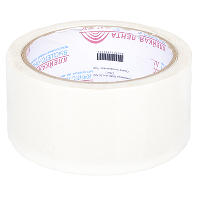 Лента малярная 50 мм х 25 м белая 0155