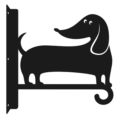 Кронштейн для кашпо металл h=27 см L=25 см 'Собачка Gardissimo'