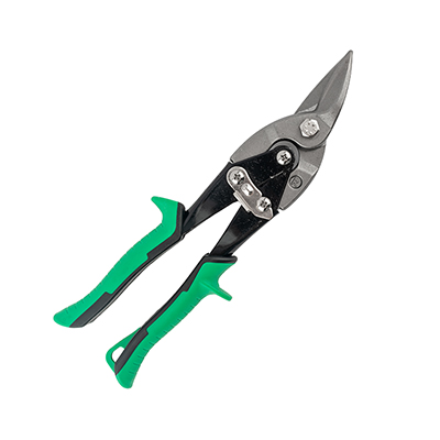 Ножницы по металлу `PRAKTISCHE TOOLS`, кованая сталь, 250 мм, 2К рукоятки, правый рез