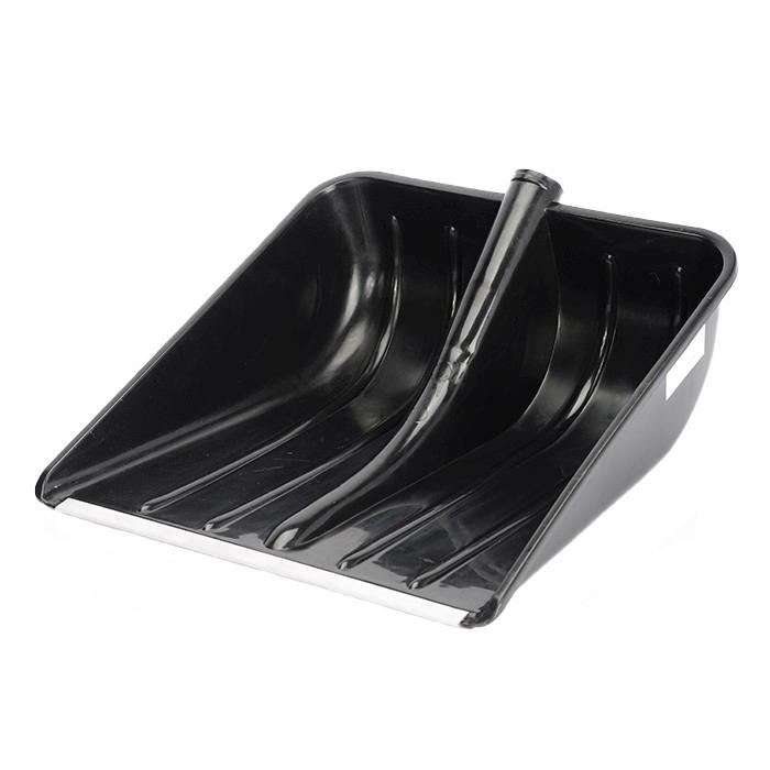 Лопата снегоуб пласт 400х400 с планкой алюм. d=32 `Praktische`