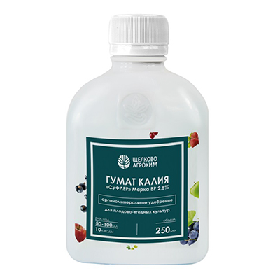 Гумат калия Суфлер для плодово-ягодных культур 250 мл (Щ/А)