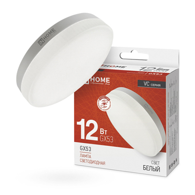 Лампа светодиодная LED-GX53-VC 12Вт 230В 4000К 1140Лм IN HOME