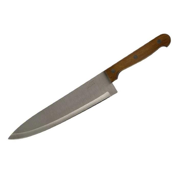 Нож поварской 20 см ручка дерево 'Astell' (Катунь)