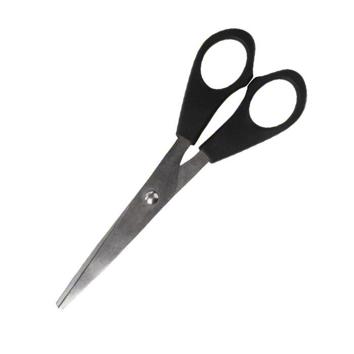 Ножницы канцелярские 14 см ручки пластик 235458 (STAFF Basic)