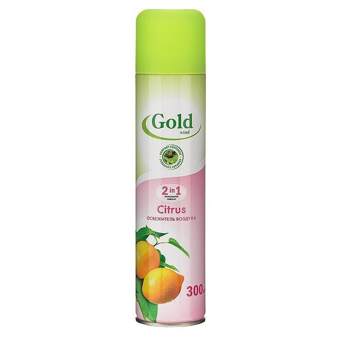 Освежитель воздуха `Gold Wind Citrus` 300мл 405см3 (Сибиар)
