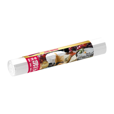 Пакет фасовочный 30х40 см 50 шт рулон 14 мкм ПНД до 12 кг 'Люкс' (Avikomp)