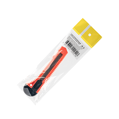 Нож строительный, пластиковый корпус, 18 мм `PRAKTISCHE TOOLS`