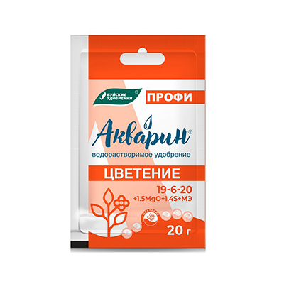 Удобрение Акварин 'Цветение' Профи 20 г (БХЗ)