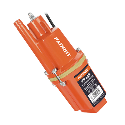 Насос вибрационный "Patriot" верхний забор, 40 м (VP 40B)