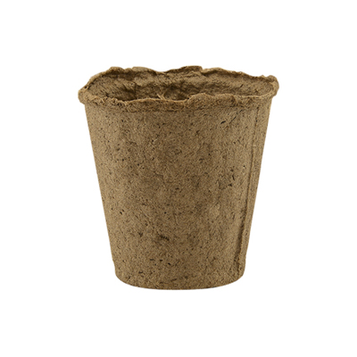 Горшок торфяной  60х60 мм круглый