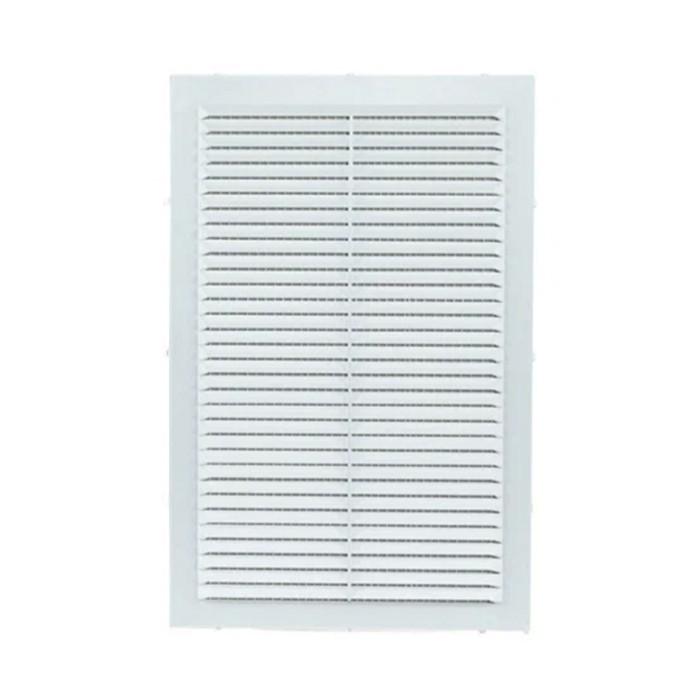 Решетка вентиляционная 170х250 (170х240) пласт, сетка (бел) (Омск)