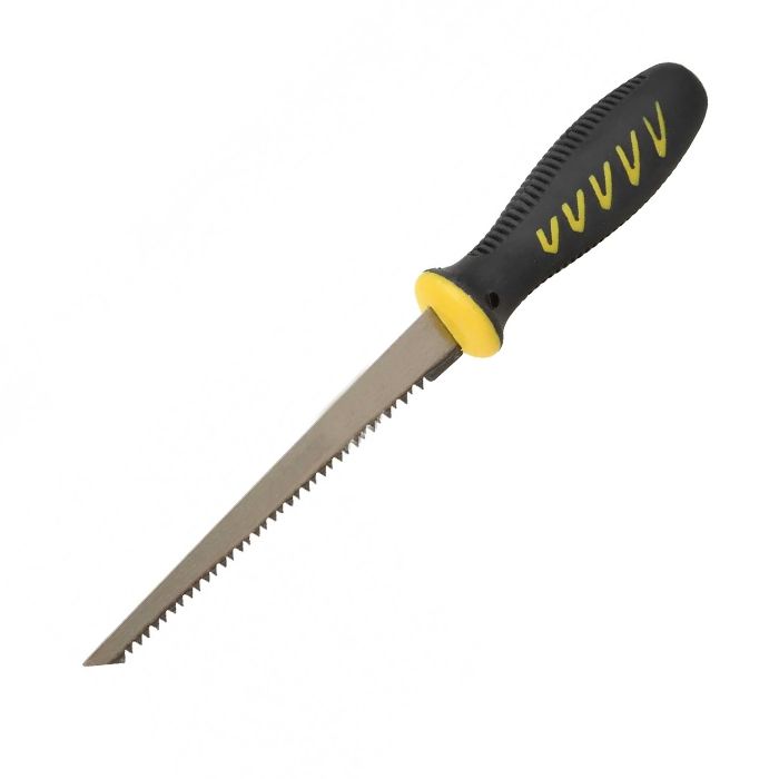 Ножовка по гипсокартону 160мм, 3D заточка `КЕДР` двухкомпонентная ручка