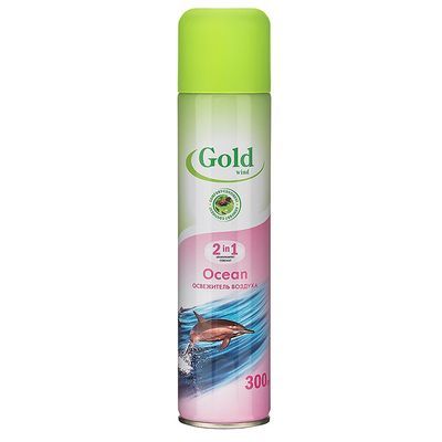 Освежитель воздуха `Gold Wind Ocean` 300мл 405см3 (Сибиар)