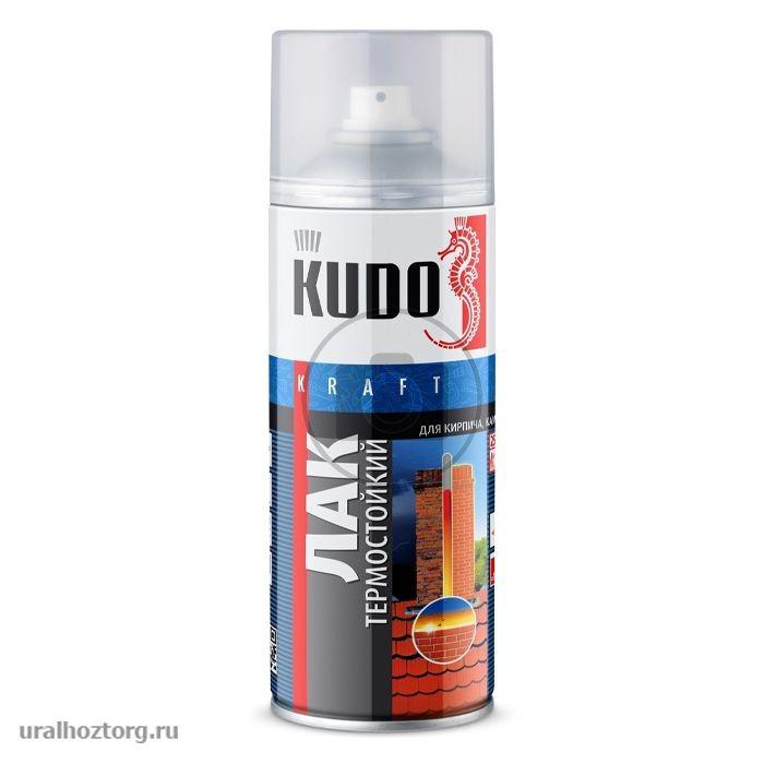 Лак термостойкий глянец `Kudo` 520 мл (250°С±5°С)