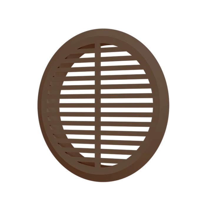 Решетка переточная круглая D 50 мм комп 4 шт пласт. КОРИЧ.