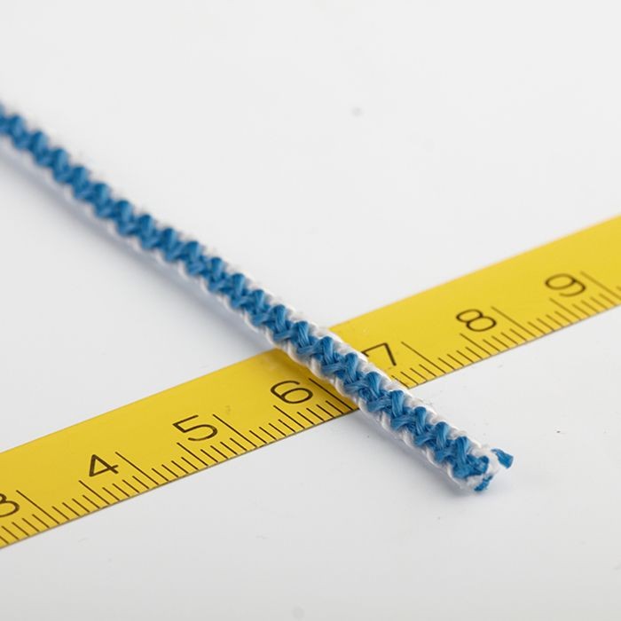 Шнур полипропиленовый, вязаный, d=4 мм, 20 м, микс