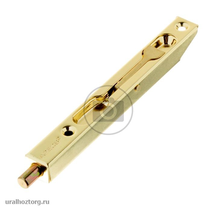 Ригель шпингалет торцевой Апекс FB-01-140 GM (матов зол)