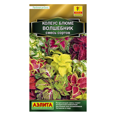 Колеус блюме Волшебник, смесь сортов  10шт (Аэлита)