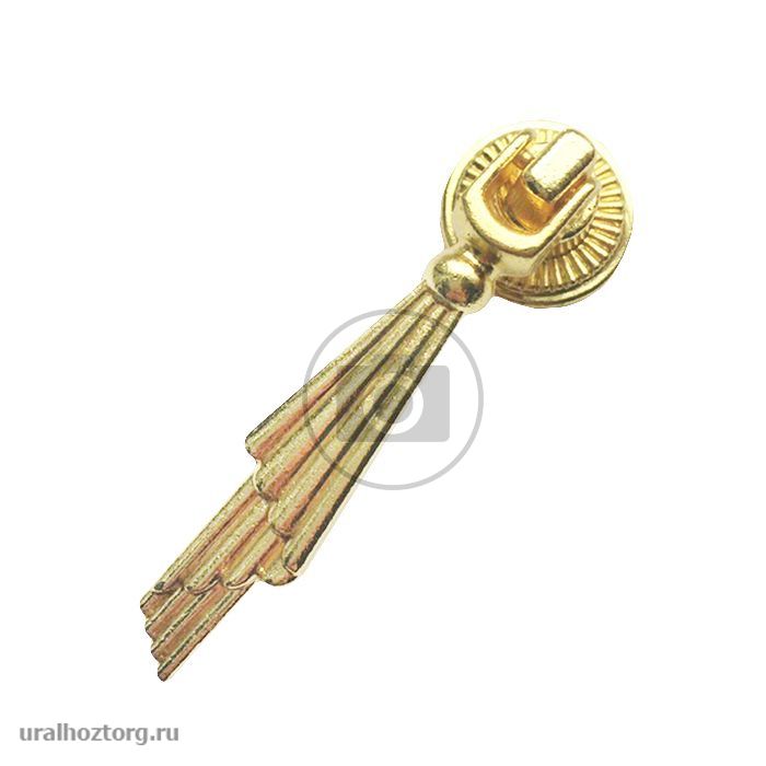 Ручка-кнопка мебельная `SANBERG` мет КL-45 (золото)