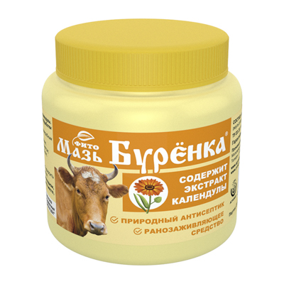 Мазь защитная д/доения 200 гр 'Буренка-Фито' экстракт календулы (ВХ)